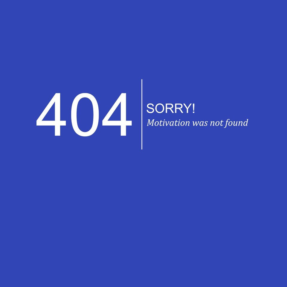Error: Motivation Not Found