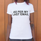 As Per My Last Email Passive Aggressive Office Quote
