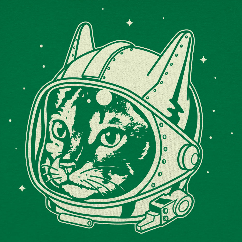 Astro Cat in Space Helmet