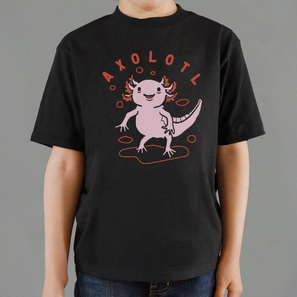 Axolotl Cute Smiling Pink Salamander