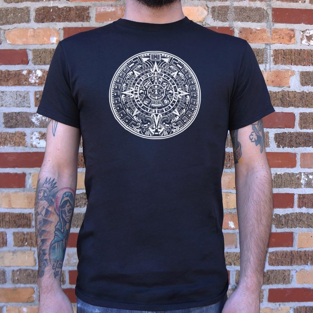 Aztec Calendar Sun Stone Design