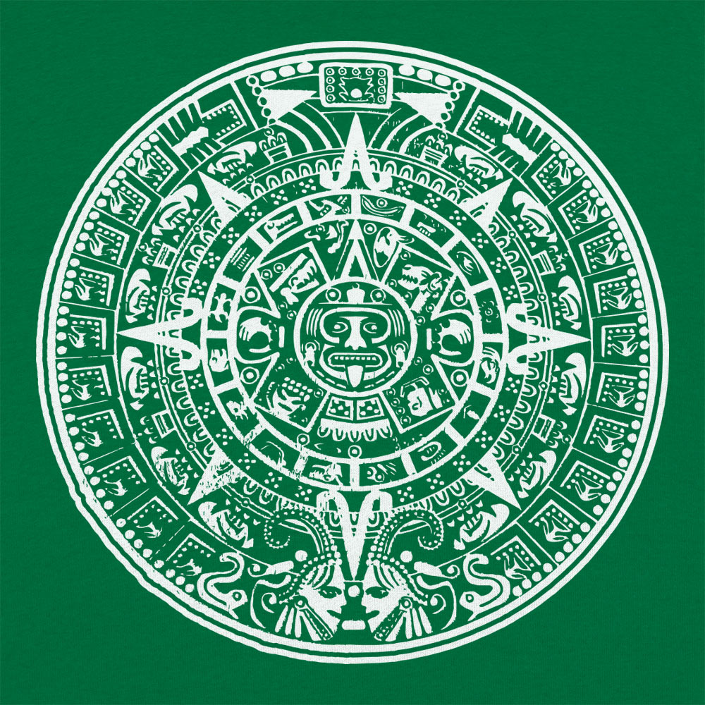 Aztec Calendar Sun Stone Design