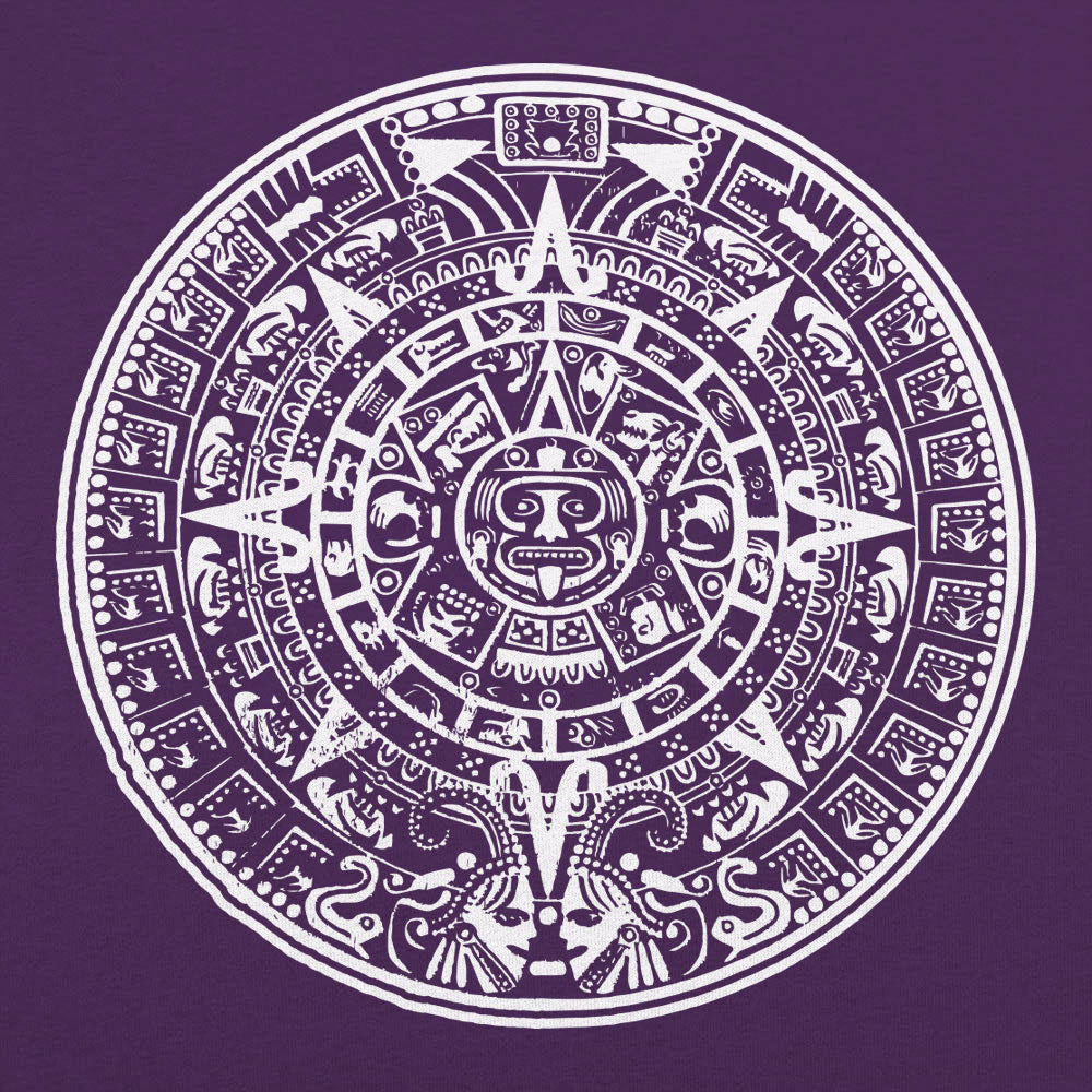 Aztec Calendar Sun Stone Design