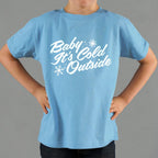 Baby It's Cold Outside Winter Snowflake Design