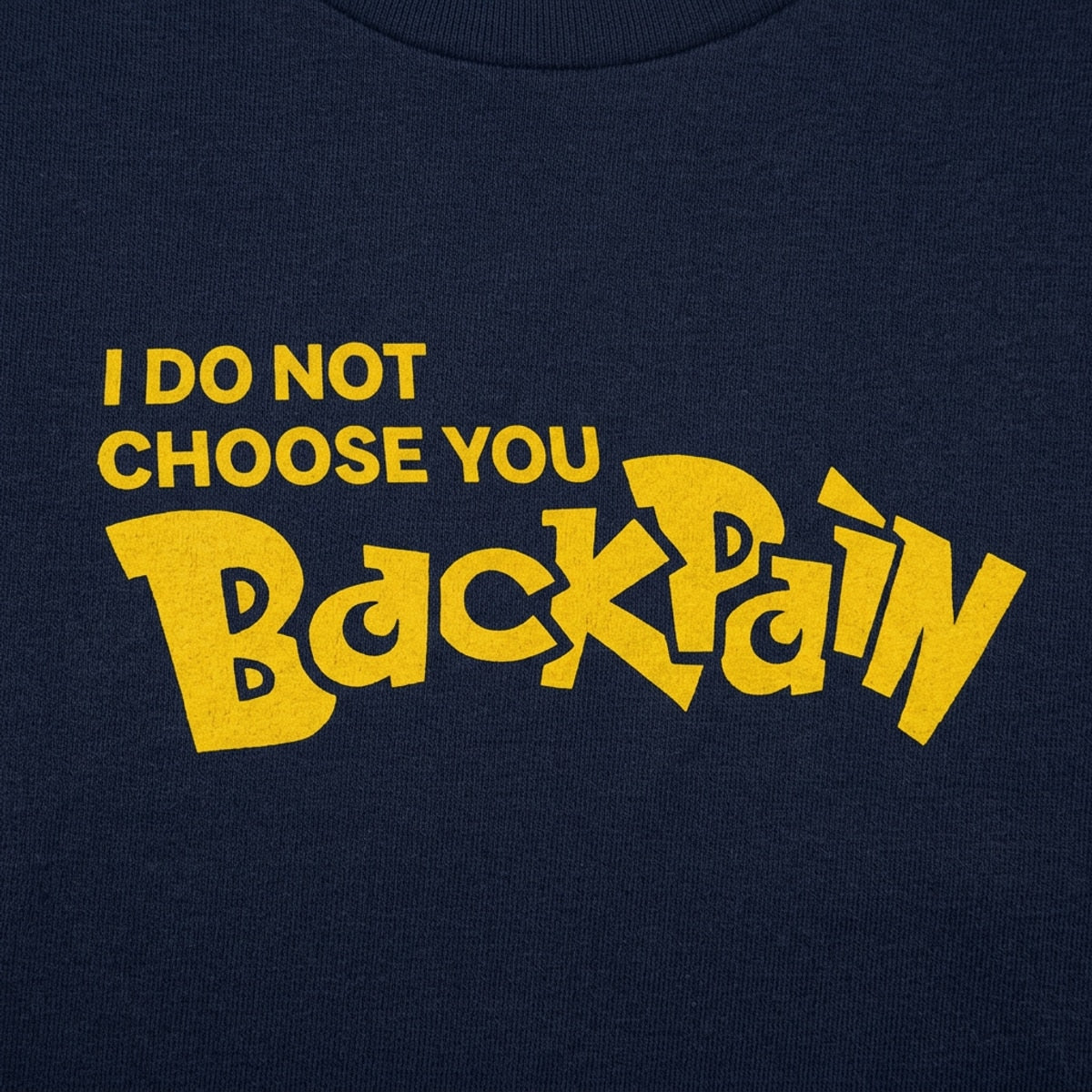 Back Pain. I Do Not Choose You Monster Game Parody