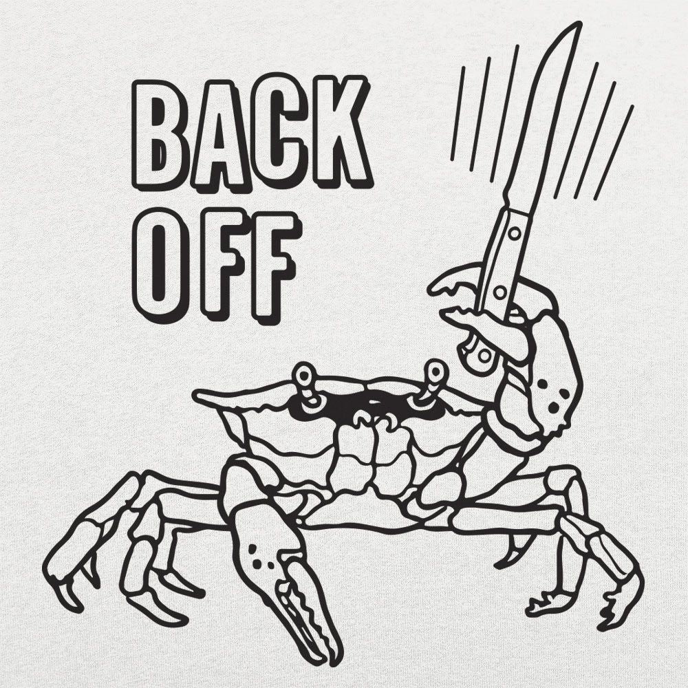 Back Off Crab Graphic