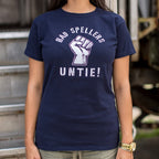 Bad Spellers Untie Raised Fist Protest Pun