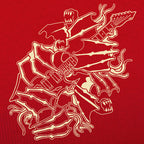 Bat Attack Bat Monster Shredding Electric Guitar
