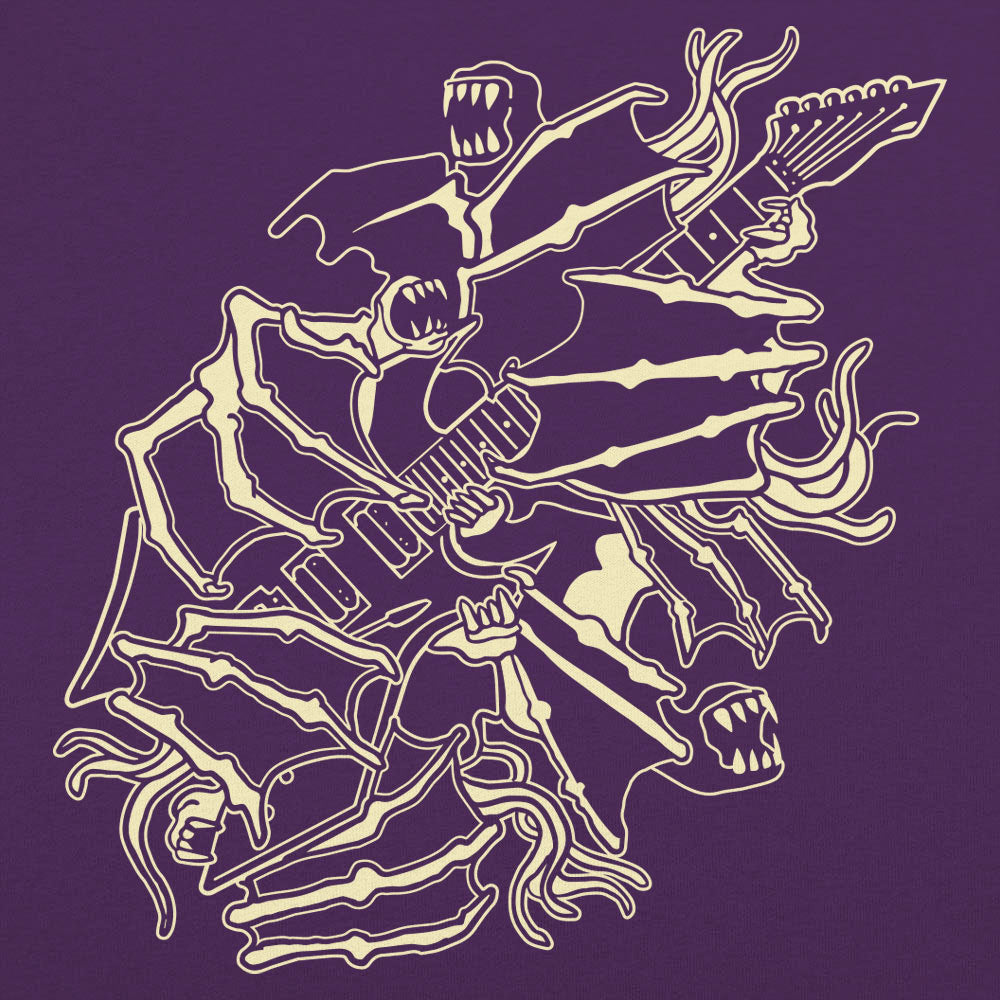 Bat Attack Bat Monster Shredding Electric Guitar