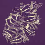 Bat Attack Bat Monster Shredding Electric Guitar