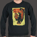 Bat Noir Vampire Art Nouveau Style
