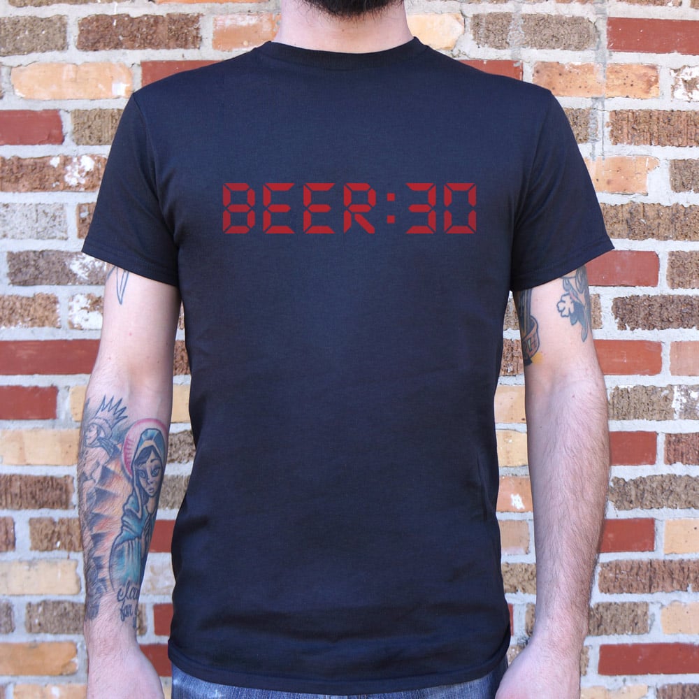 Beer 30 Digital Clock Beer Thirty