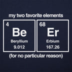 Beer Elements Periodic Table Beryllium Erbium Chemistry Pun