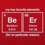 Beer Elements Periodic Table Beryllium Erbium Chemistry Pun