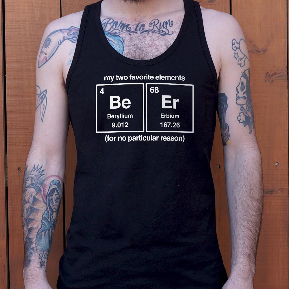 Beer Elements Periodic Table Beryllium Erbium Chemistry Pun