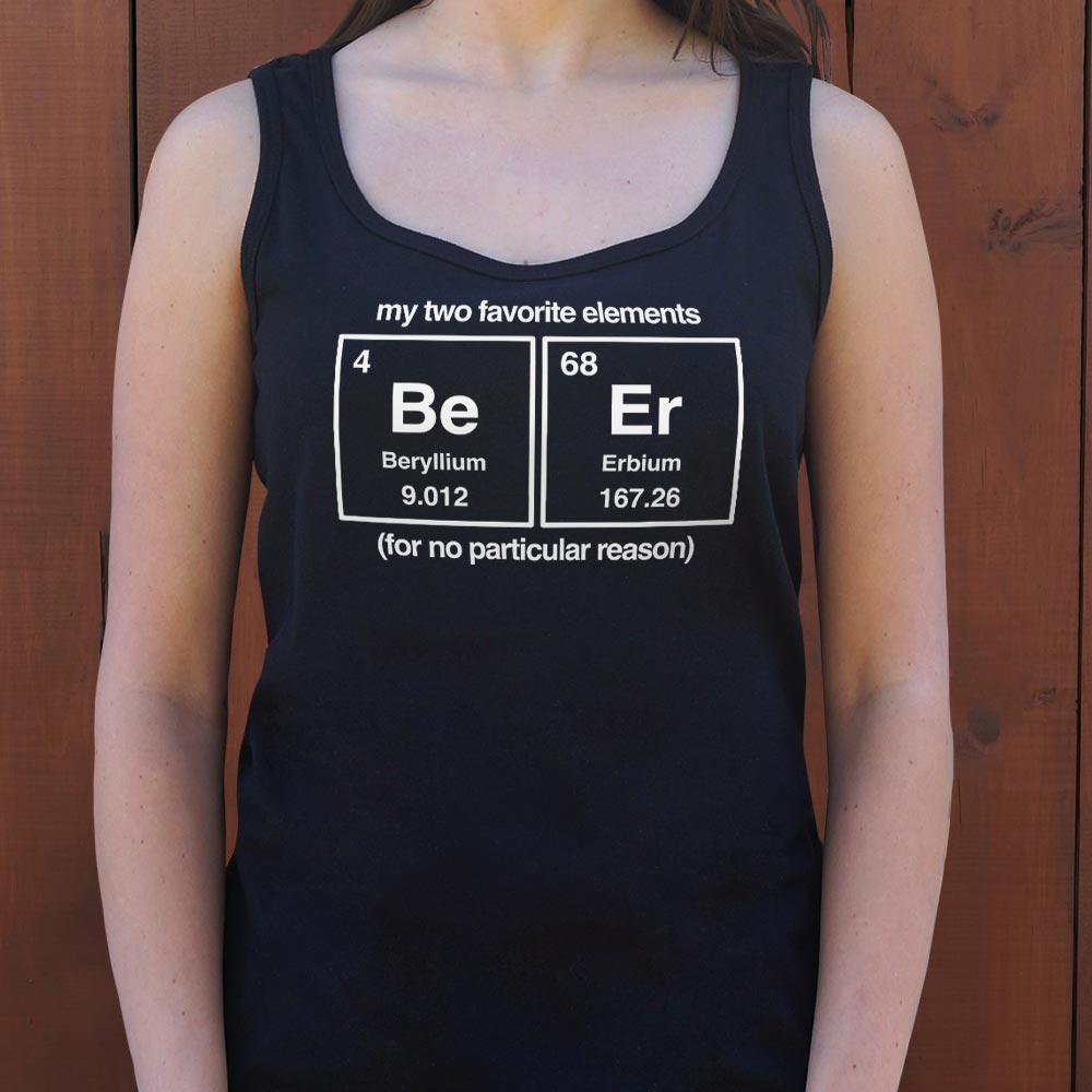 Beer Elements Periodic Table Beryllium Erbium Chemistry Pun