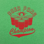 Beer Pong Champion with Red Cups Varsity Logo