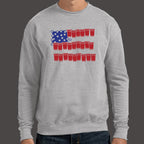 Beer Pong USA Flag Made of Red Cups and Ping Pong Balls