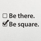 Be There Be Square Checkbox List Pun