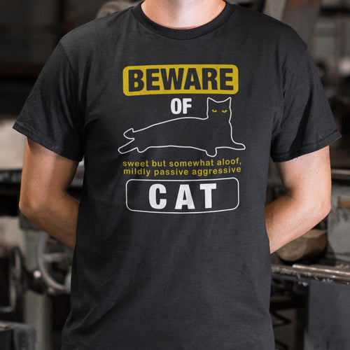 Beware Of Cat Warning Sign.