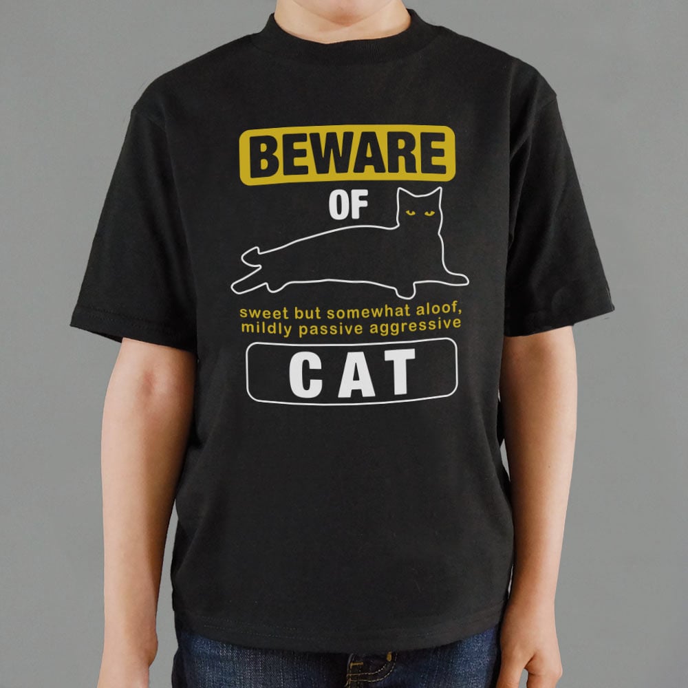 Beware Of Cat Warning Sign.