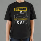 Beware Of Cat Warning Sign.