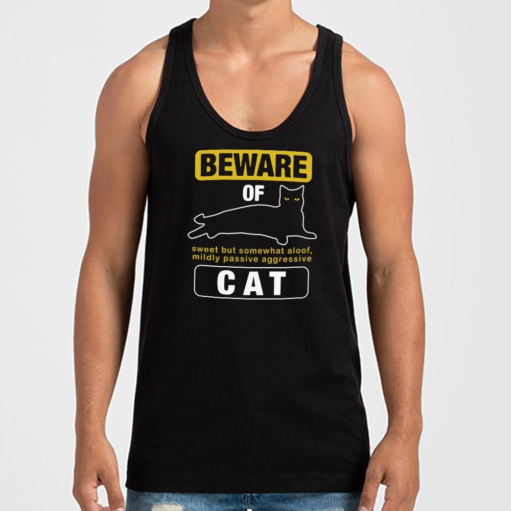 Beware Of Cat Warning Sign.