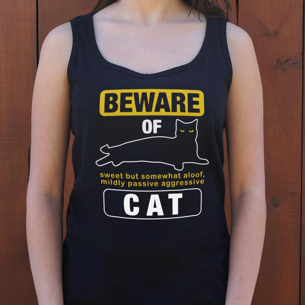 Beware Of Cat Warning Sign.