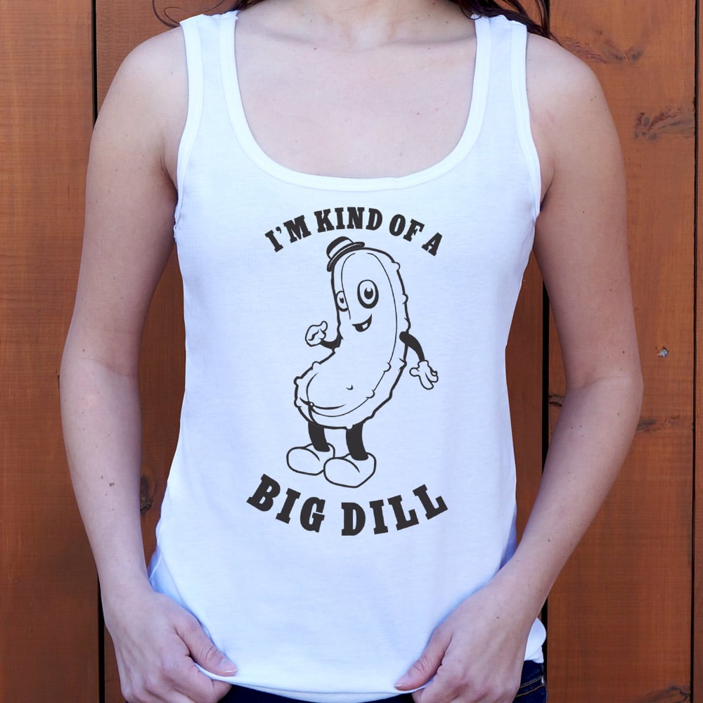 Kind Of A Big Dill Cartoon Pickle Pun
