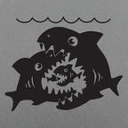Big Sharks Eating Little Fish Food Chain
