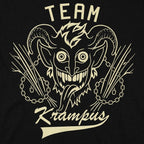 Team Krampus Horned Christmas Demon Graphic