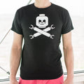 Plastic Block Pirates Toy Skull and Crossbones