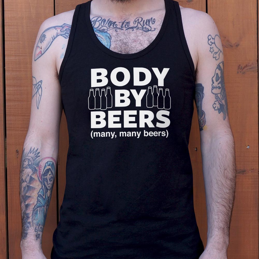Body By Beers Many Many Beers with Bottles