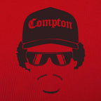 Boy In The Hood Rapper Silhouette with Compton Hat and Sunglasses