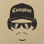 Boy In The Hood Rapper Silhouette with Compton Hat and Sunglasses