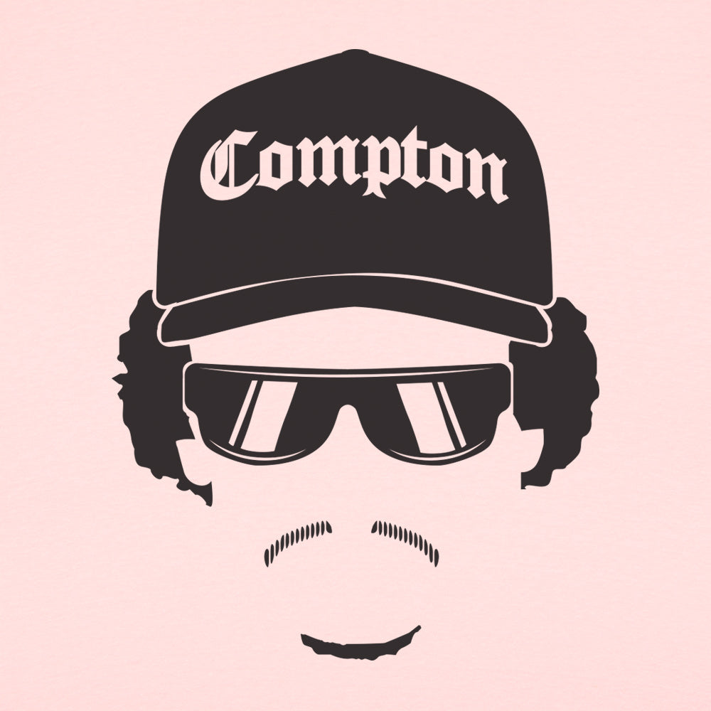Boy In The Hood Rapper Silhouette with Compton Hat and Sunglasses
