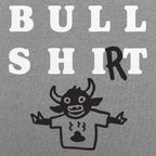 Bull Shirt Funny Pun with Cartoon Bull Wearing Shirt