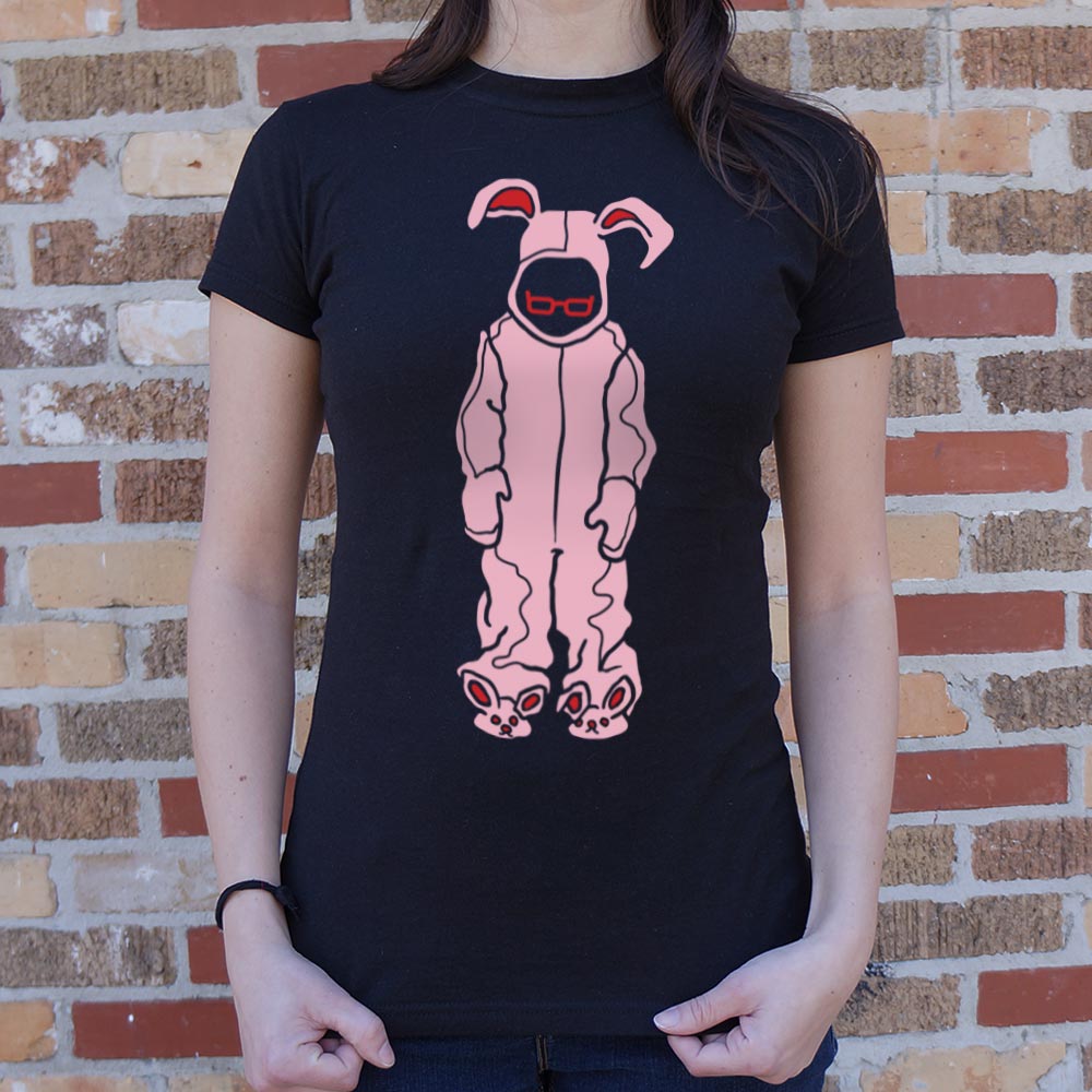 Bunny Pajamas Pink Bunny Costume with Glasses