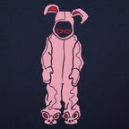 Bunny Pajamas Pink Bunny Costume with Glasses