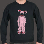 Bunny Pajamas Pink Bunny Costume with Glasses