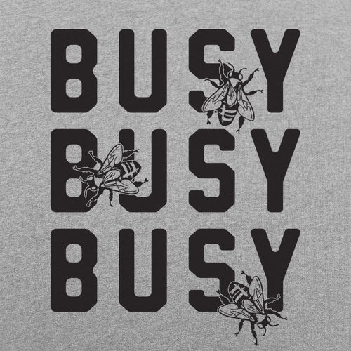Busy Busy Busy Bees Bold Text with Bee Illustrations