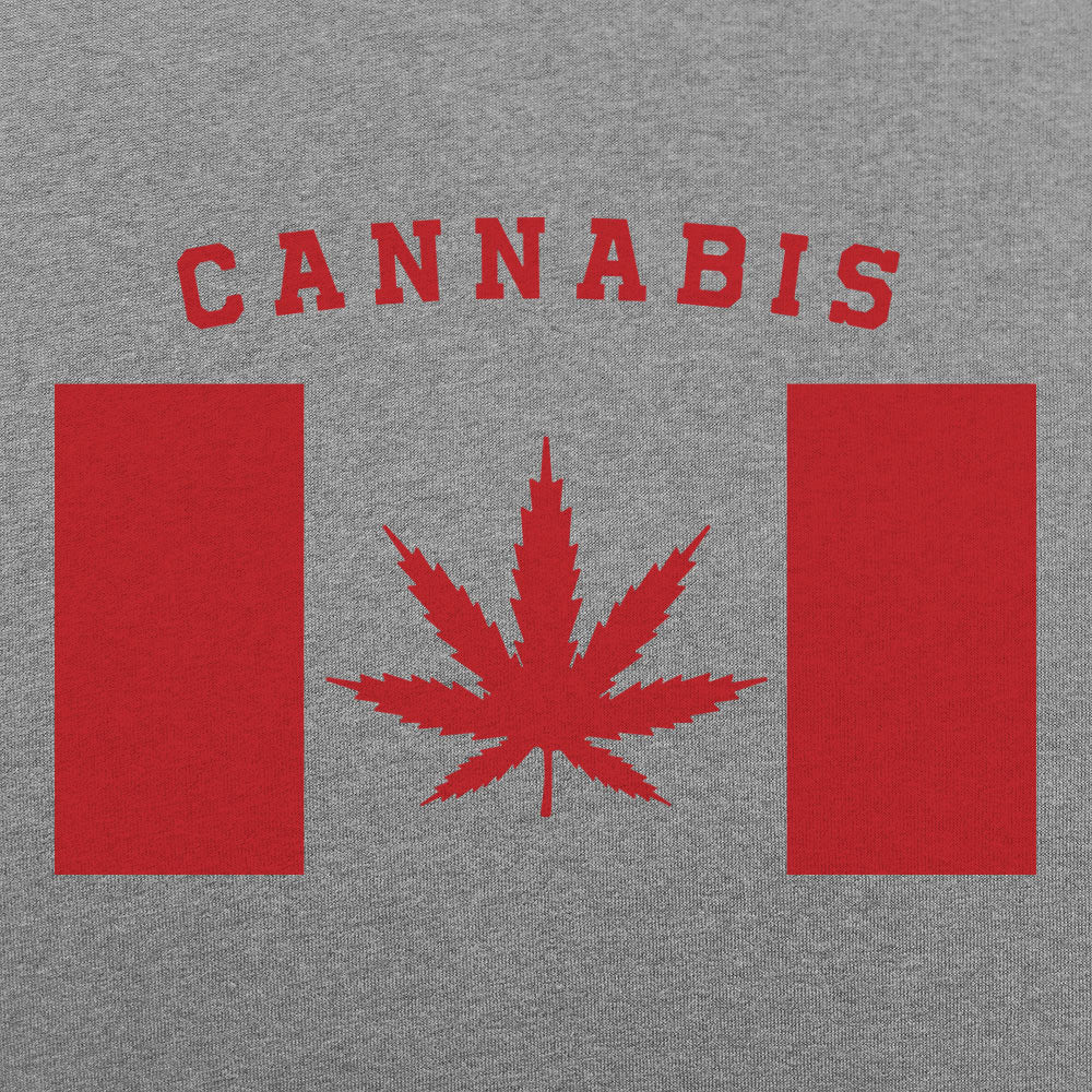 Cannabis Canada Flag Graphic