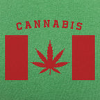 Cannabis Canada Flag Graphic