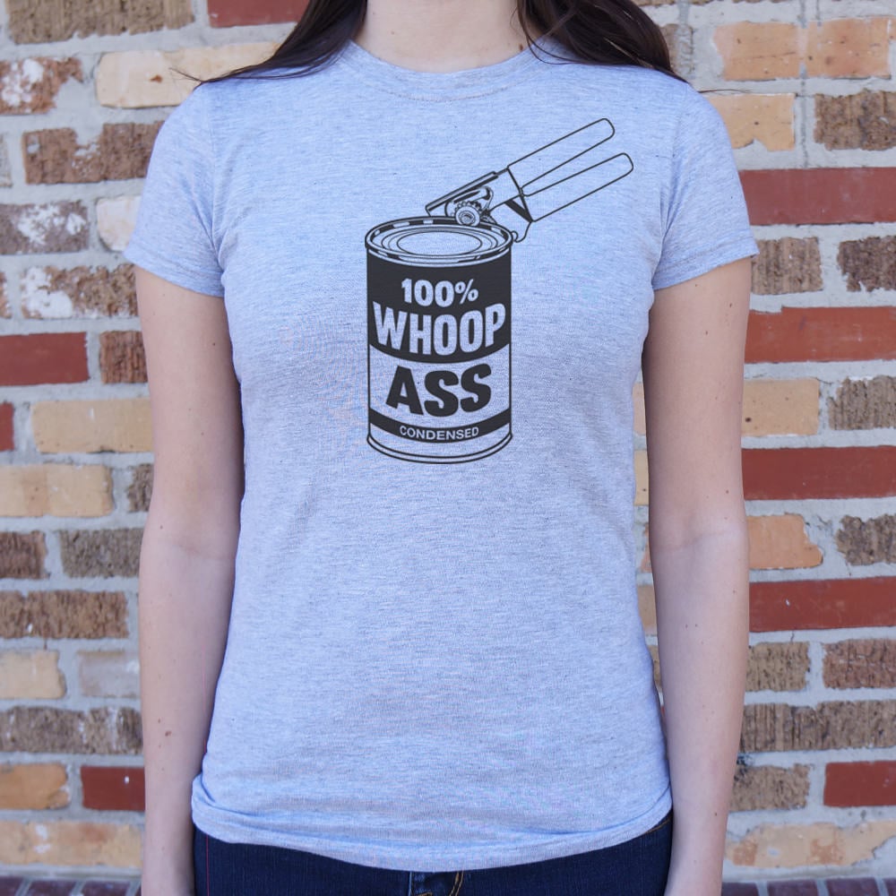 Can Of Whoop Ass Funny Graphic