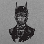 Caped Emancipator Abe Lincoln Bat Hero Mashup