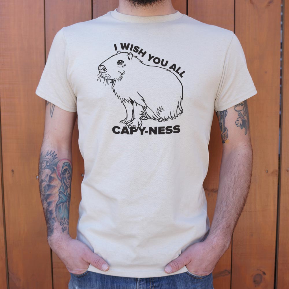 Capyness Capybara Wishing You All Happiness