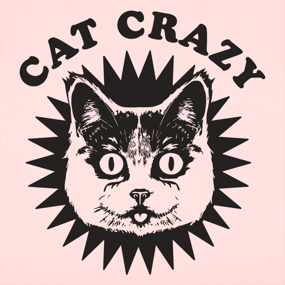 Cat Crazy Wide Eyed Cat Face