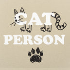Cat Person Cat Face Paw Print Design