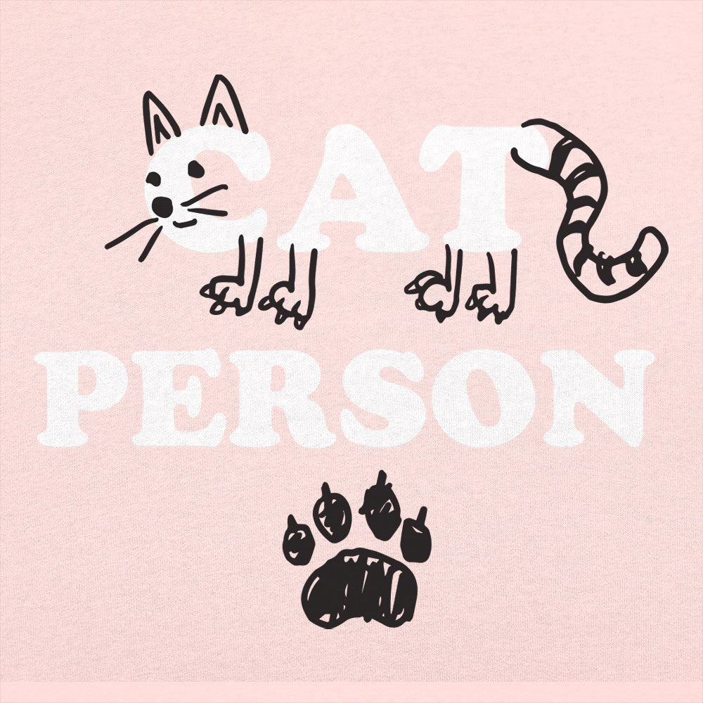 Cat Person Cat Face Paw Print Design