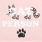 Cat Person Cat Face Paw Print Design